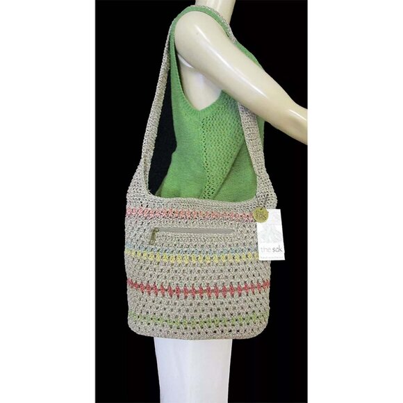 The Sak Amberly Wayfarer Stripe Crochet Shoulder Bag - Picture 4 of 4